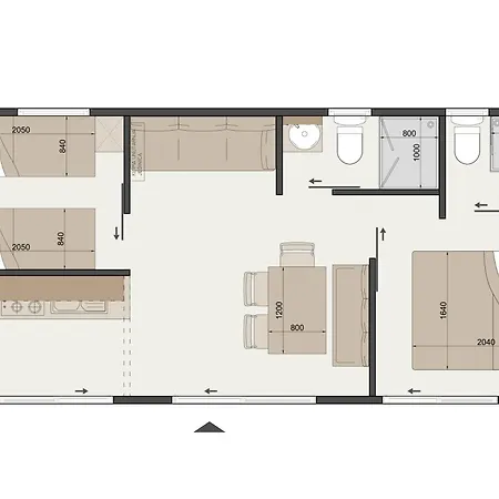 Mobile 641 - Jacuzzi, Sea View & Pool Side